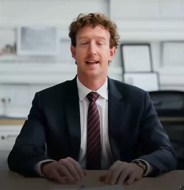 Mark Zuckerberg speaking about an investment platform